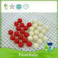 0.68' peg and oil material paint ball bullet gelatin